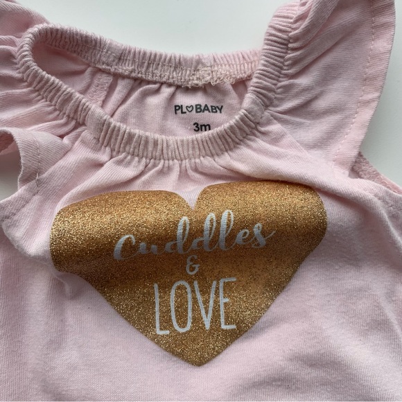 3/$10 PETIT LEM Baby girl bodysuit 3m - Picture 2 of 3